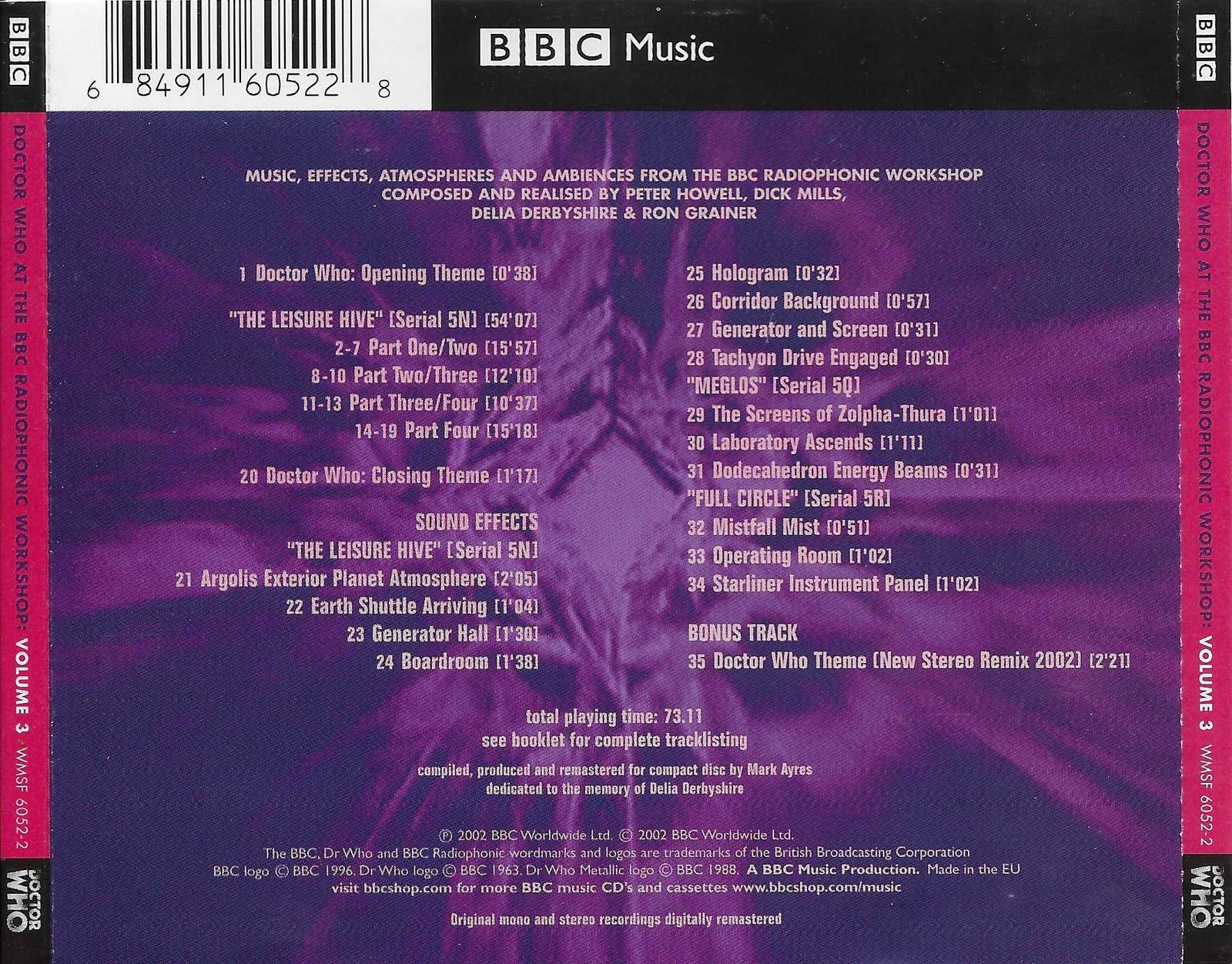 Back cover of WMSF 6052-2